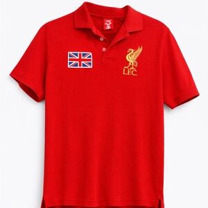 Liverpool FC The Reds Soccer Jersey Polo Shirt Warrior Mens Size Medium